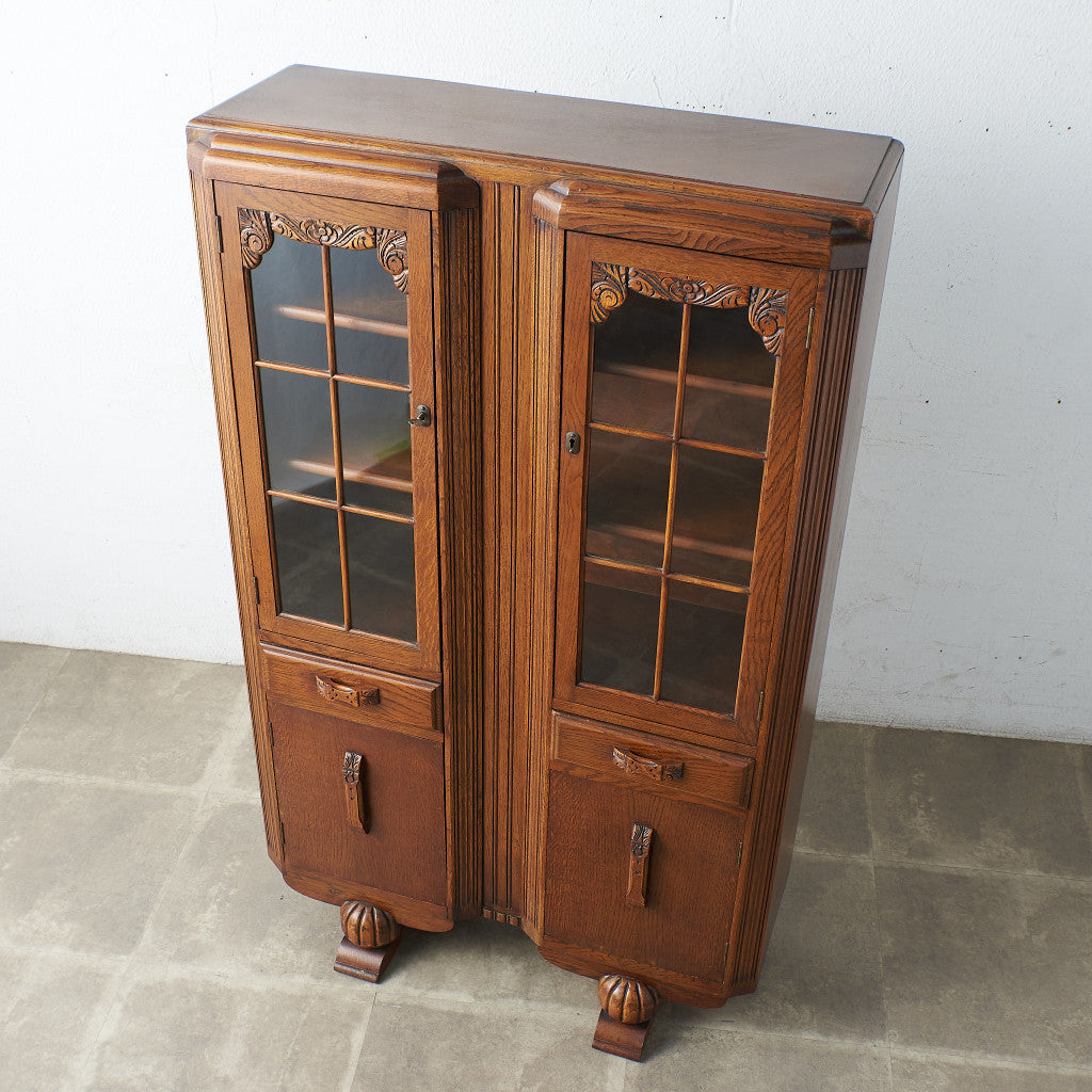 [67250] British classic Art Deco style bookcase