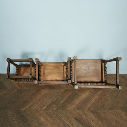 British Classic Oak Nesting Table #79600