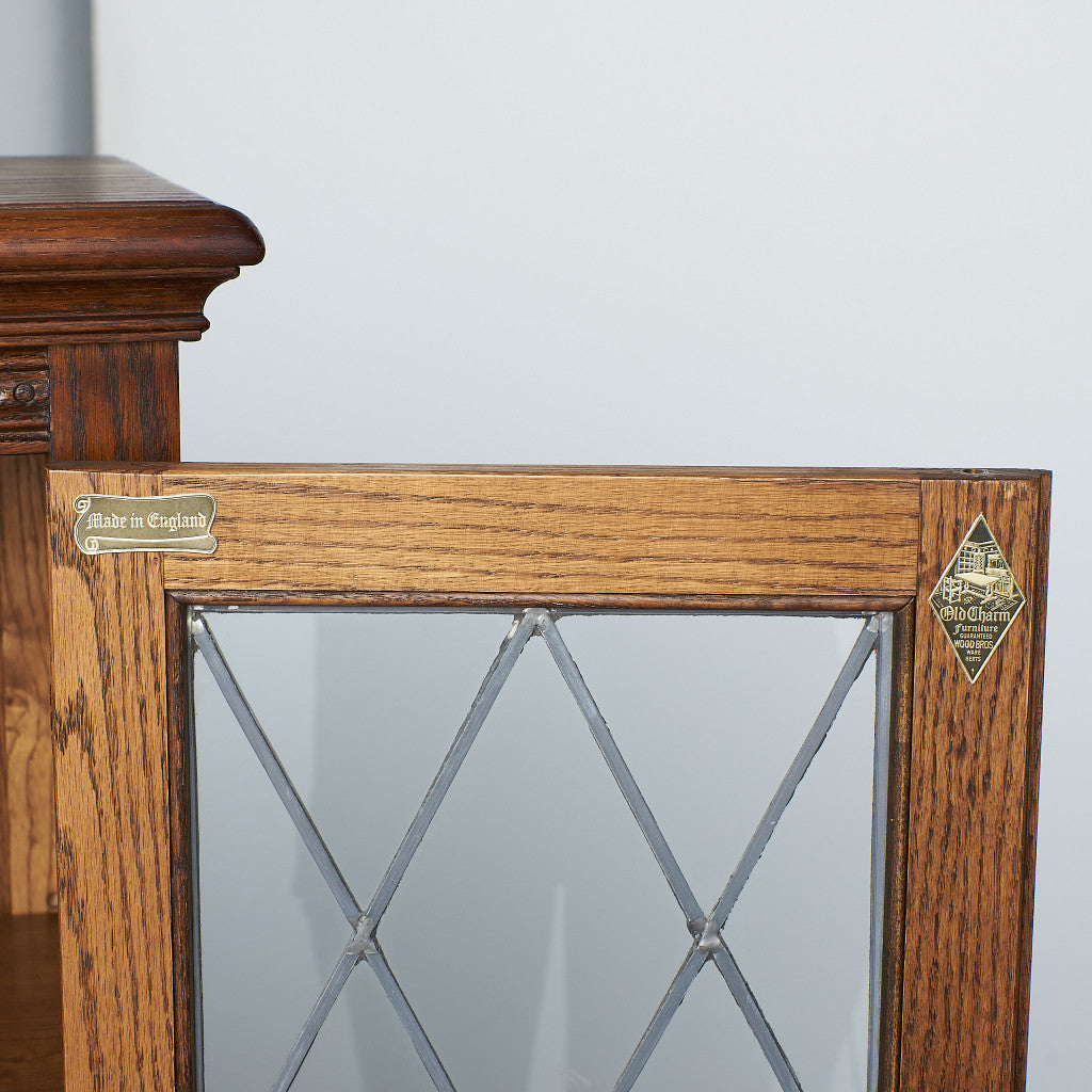 [67403][WOOD BROS]Old Charm Oak Bookcase