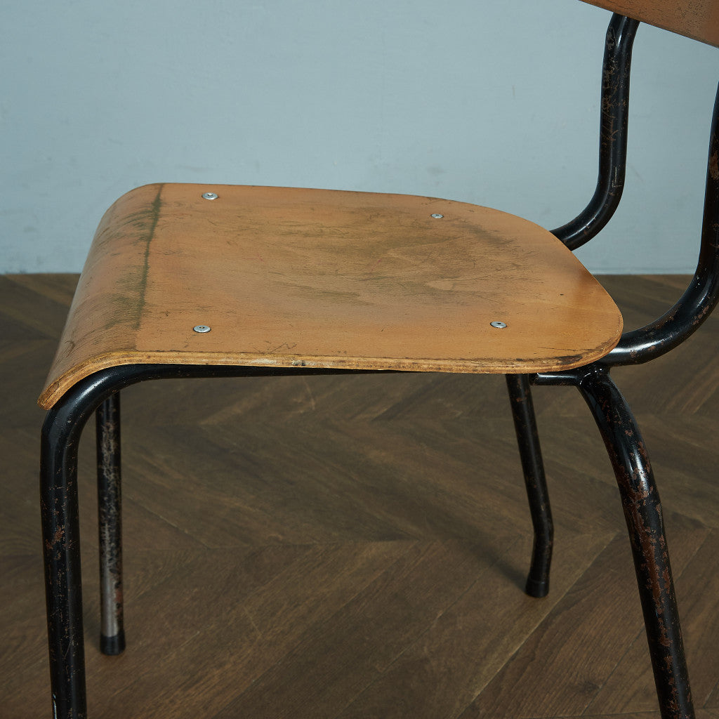 Lecluyse la toupie vintage school chair #74886
