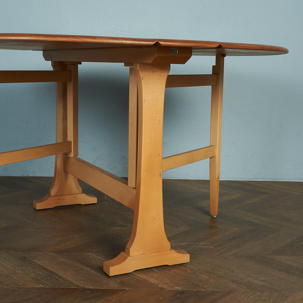 アーコール ERCOL オーバル型 ゲートレッグバタフライテーブル / ブルーラベル #80456
