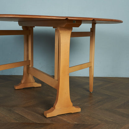 アーコール ERCOL オーバル型 ゲートレッグバタフライテーブル / ブルーラベル #80456