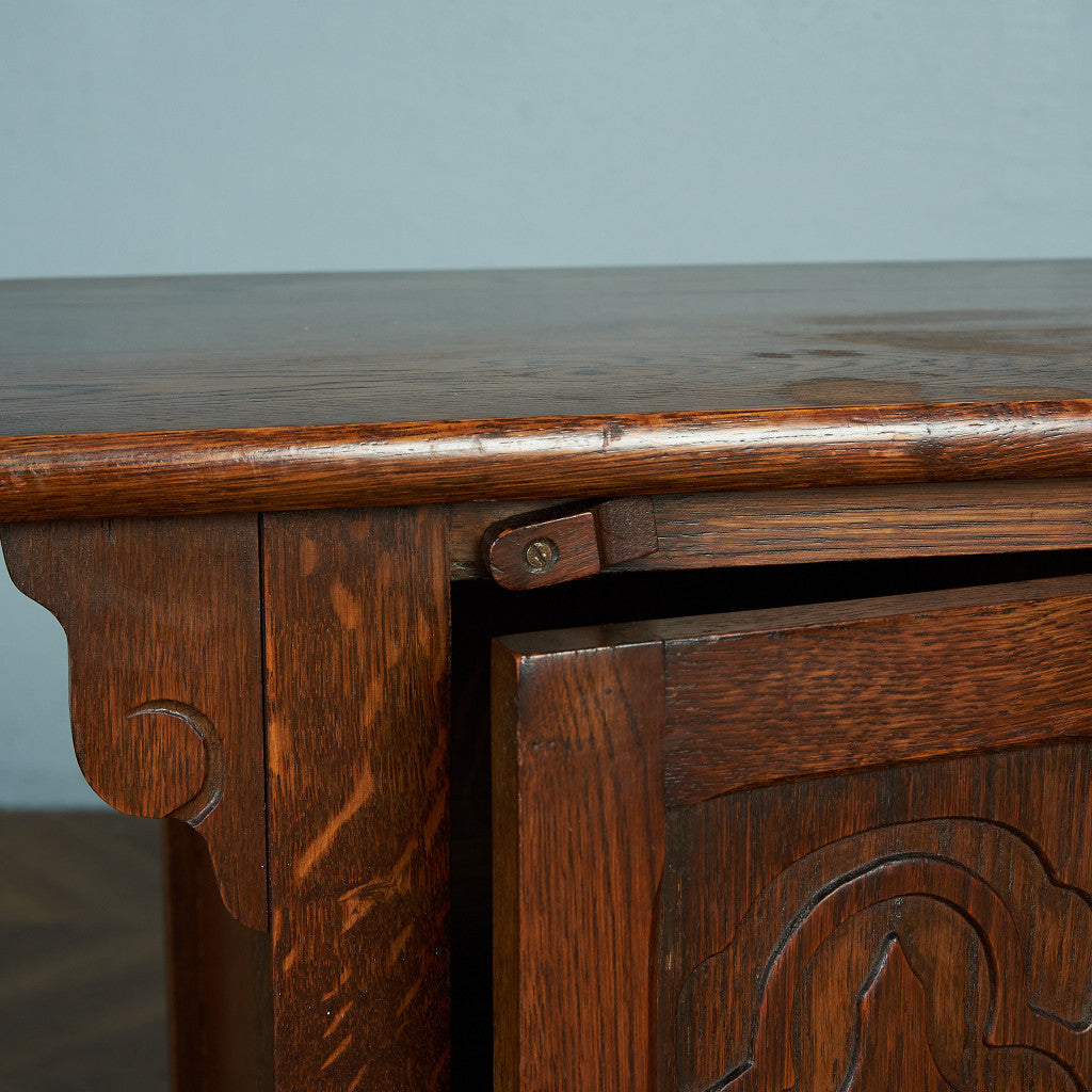 British Oak Side Cabinet #80479