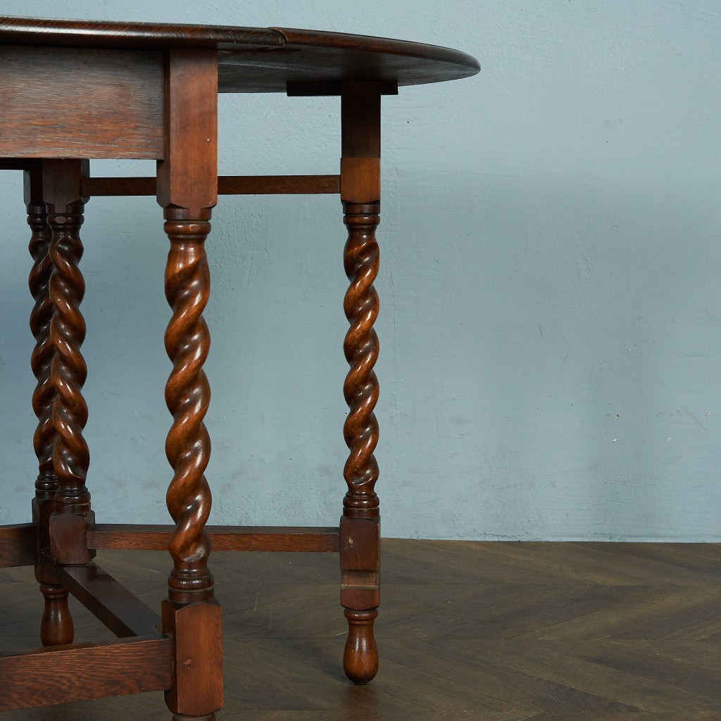 Antique British Drop Leaf Gateleg Table #80313