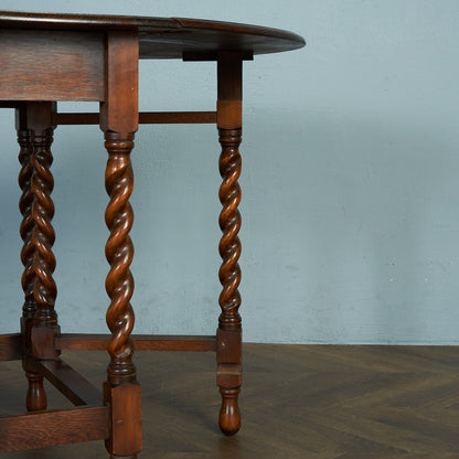 Antique British Drop Leaf Gateleg Table #80313
