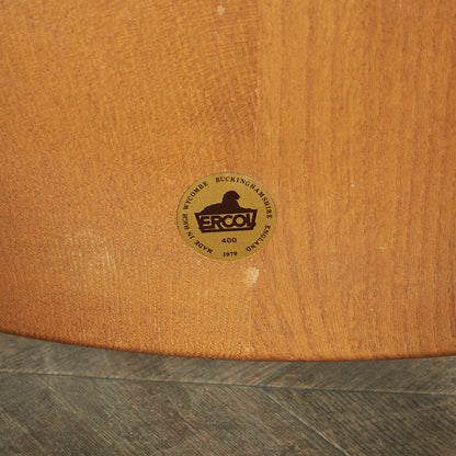 ERCOL Vintage 4-Spoke Hoop Back Chair / Round Gold Label #78669
