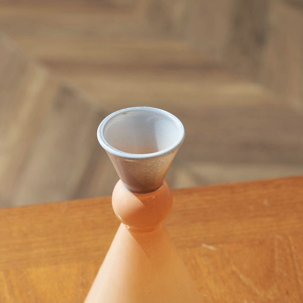 MINI VASE TWO TONE / Gray×Orange