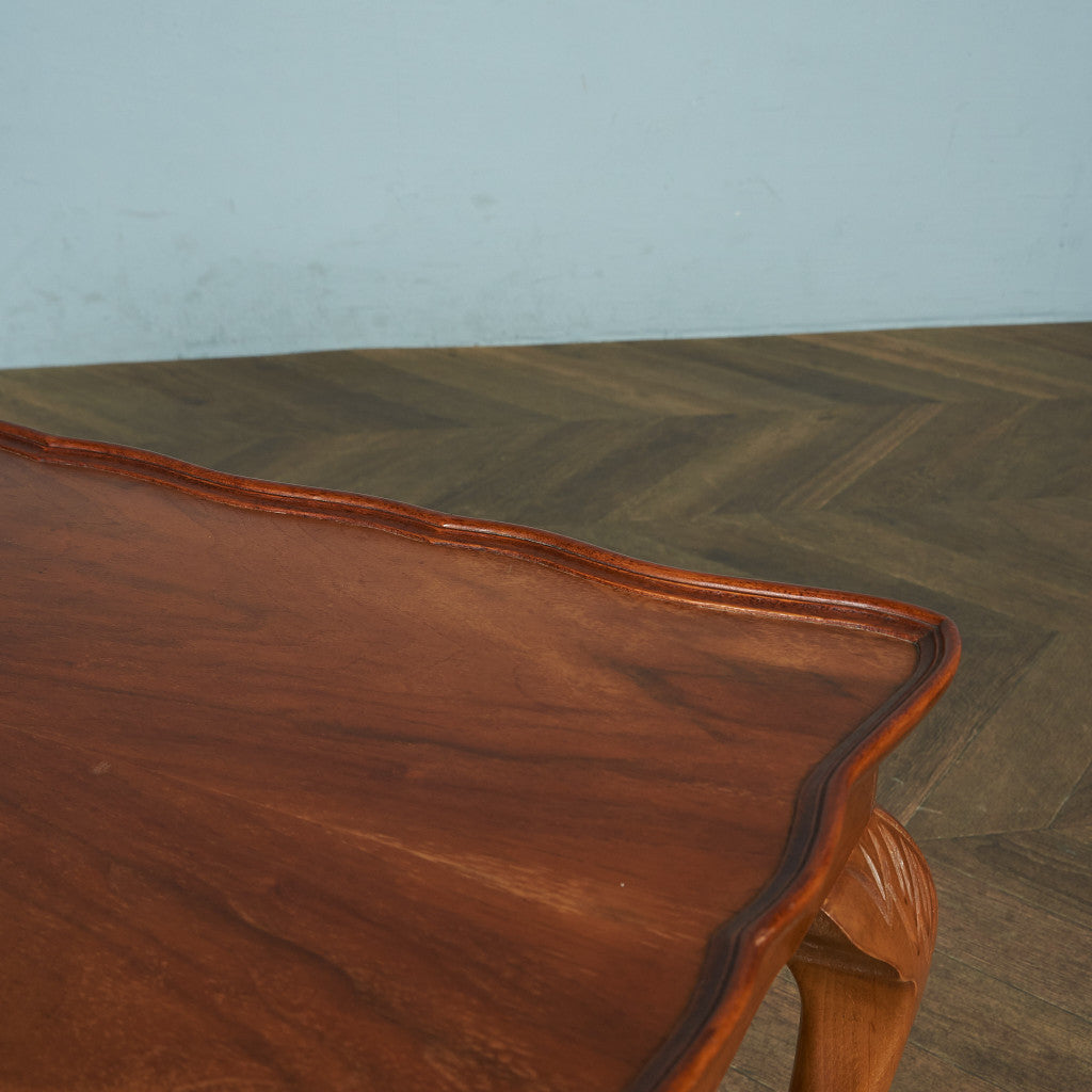 British classic walnut center table #79417