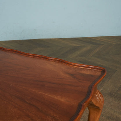 British classic walnut center table #79417
