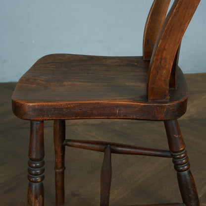 British antique kitchen chair #66129