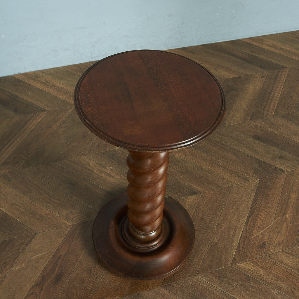 British Classic Burly Twist Leg Side Table #81725