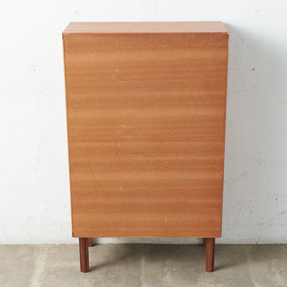 [67613] British vintage glass bookcase