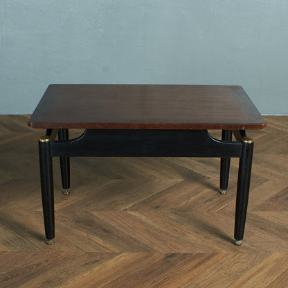 [67520][G-PLAN]Tola&amp;black coffee table (882)