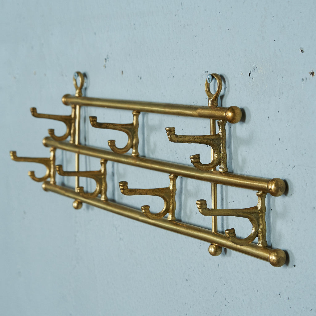 British vintage brass wall hanger #82114