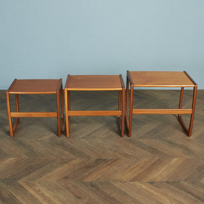 British Vintage Nesting Table #78226