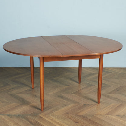 British vintage extension round dining table #74545