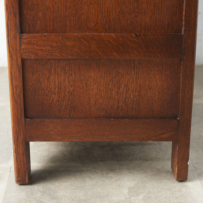 [67252] British classic oak blanket box