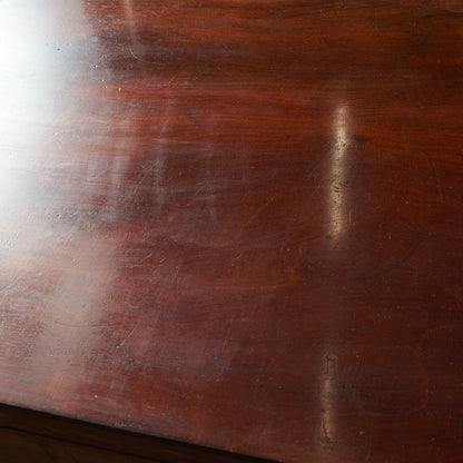 British classic walnut double-sided desk #81816