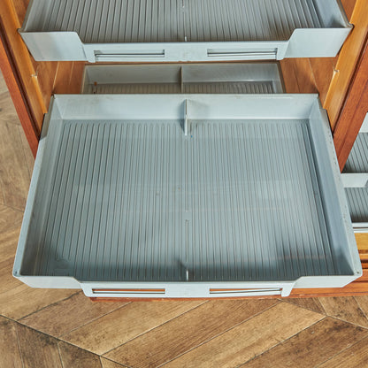 Nipu Vintage Accordion Door File Cabinet #84053