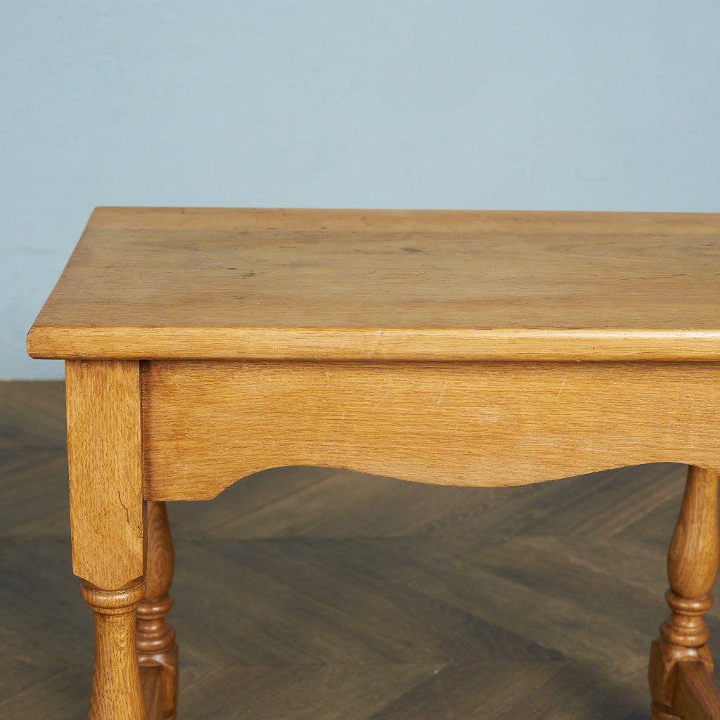 英国クラシック オーク材 ネストテーブル