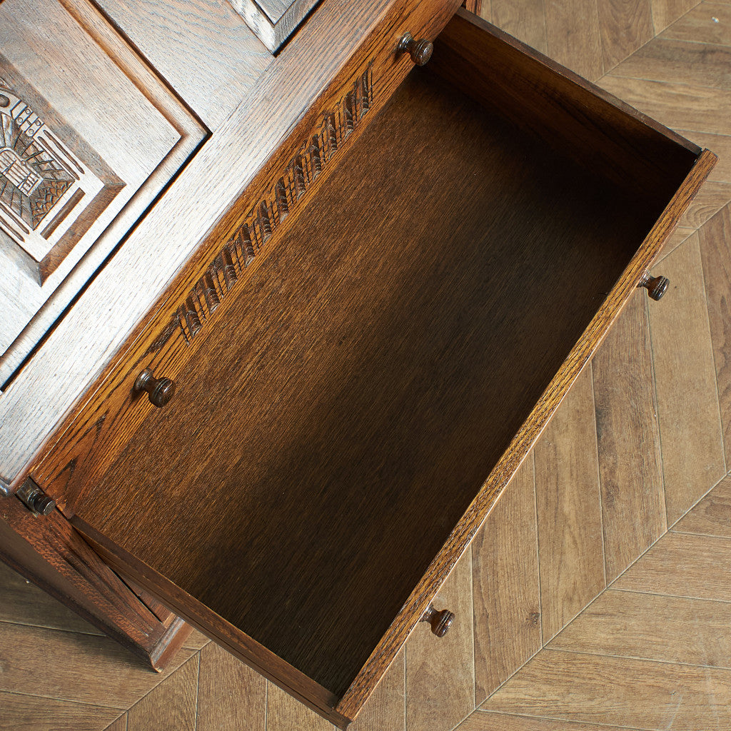 Webber Furniture 英国アンティーク ビューローブックケース