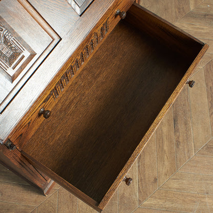 Webber Furniture 英国アンティーク ビューローブックケース