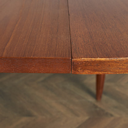 British vintage extension round dining table #74545