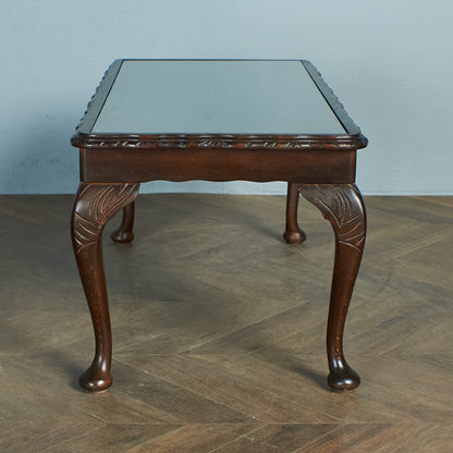 British classic glass top center table #78230