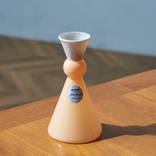MINI VASE TWO TONE / Gray×Orange