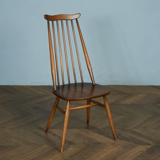 ERCOL Vintage Goldsmith Chair / Round Gold Label #64961