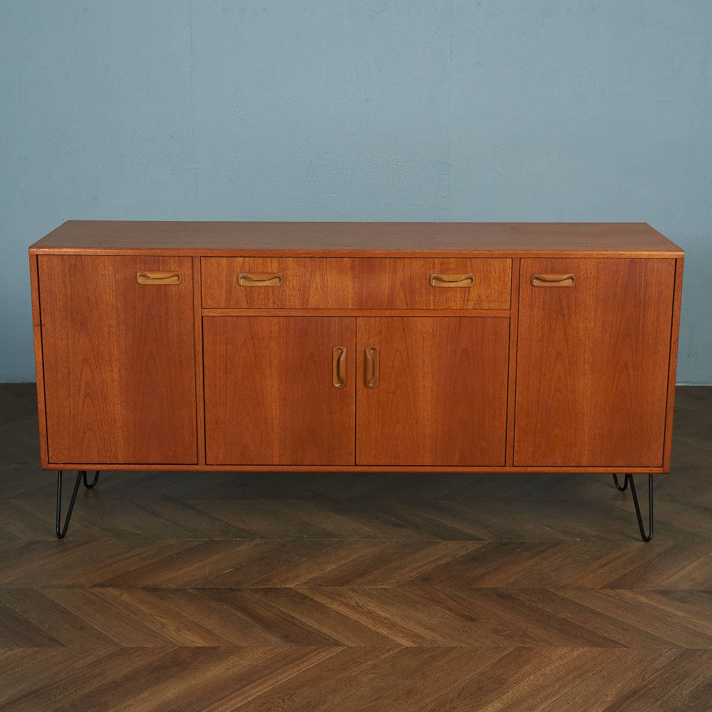 G-PLAN Fresco Vintage Sideboard / Custom Iron Hairpin Legs #83664