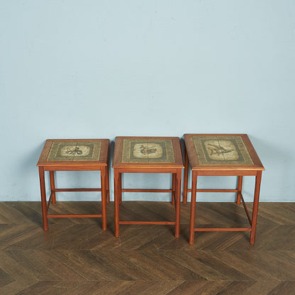 Denmark TOFTEN Tile Top Nesting Table #79360