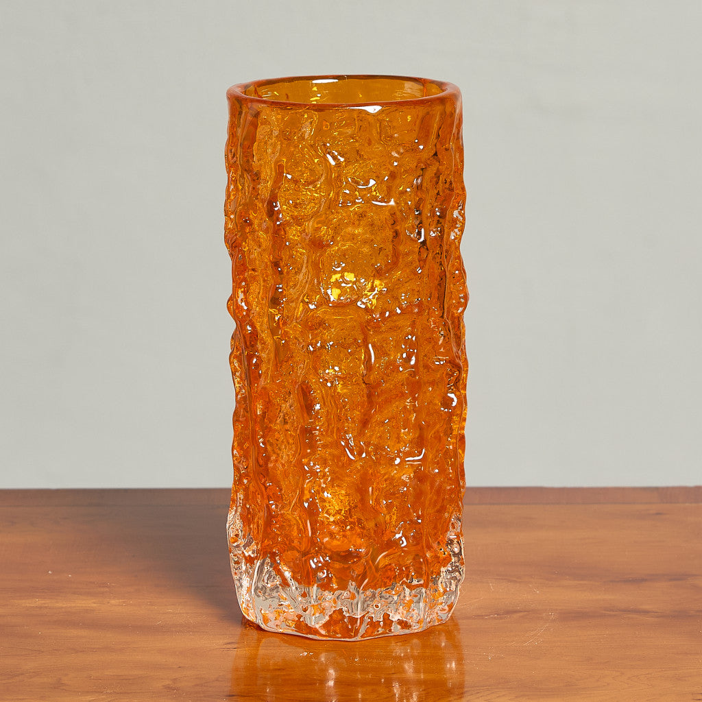 ホワイトフライアーズ・グラス Whitefriars Glass Textured Range Bark ヴィンテージ フラワーベース 9690 #85330
