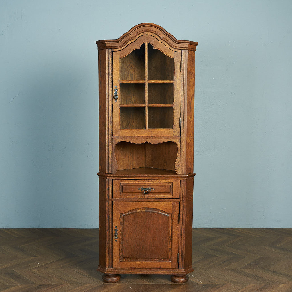 British Classic Oak Corner Cabinet #81946