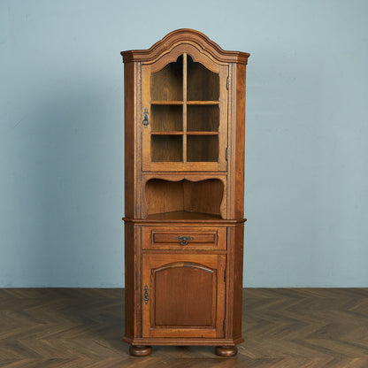 British Classic Oak Corner Cabinet #81946