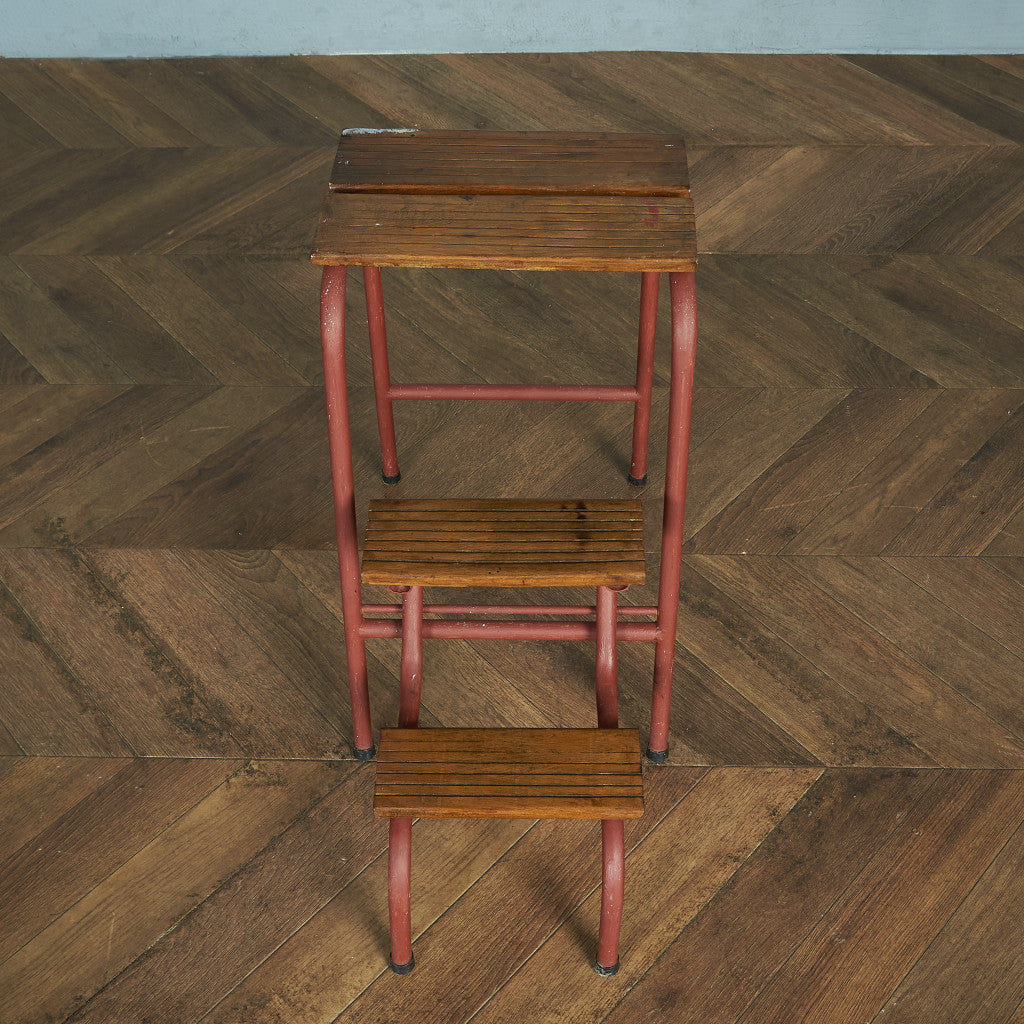 British Vintage Step Stool/Stepping Stool #81717