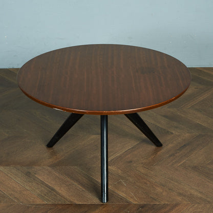 G-PLAN Tola&amp;black round coffee table #80398