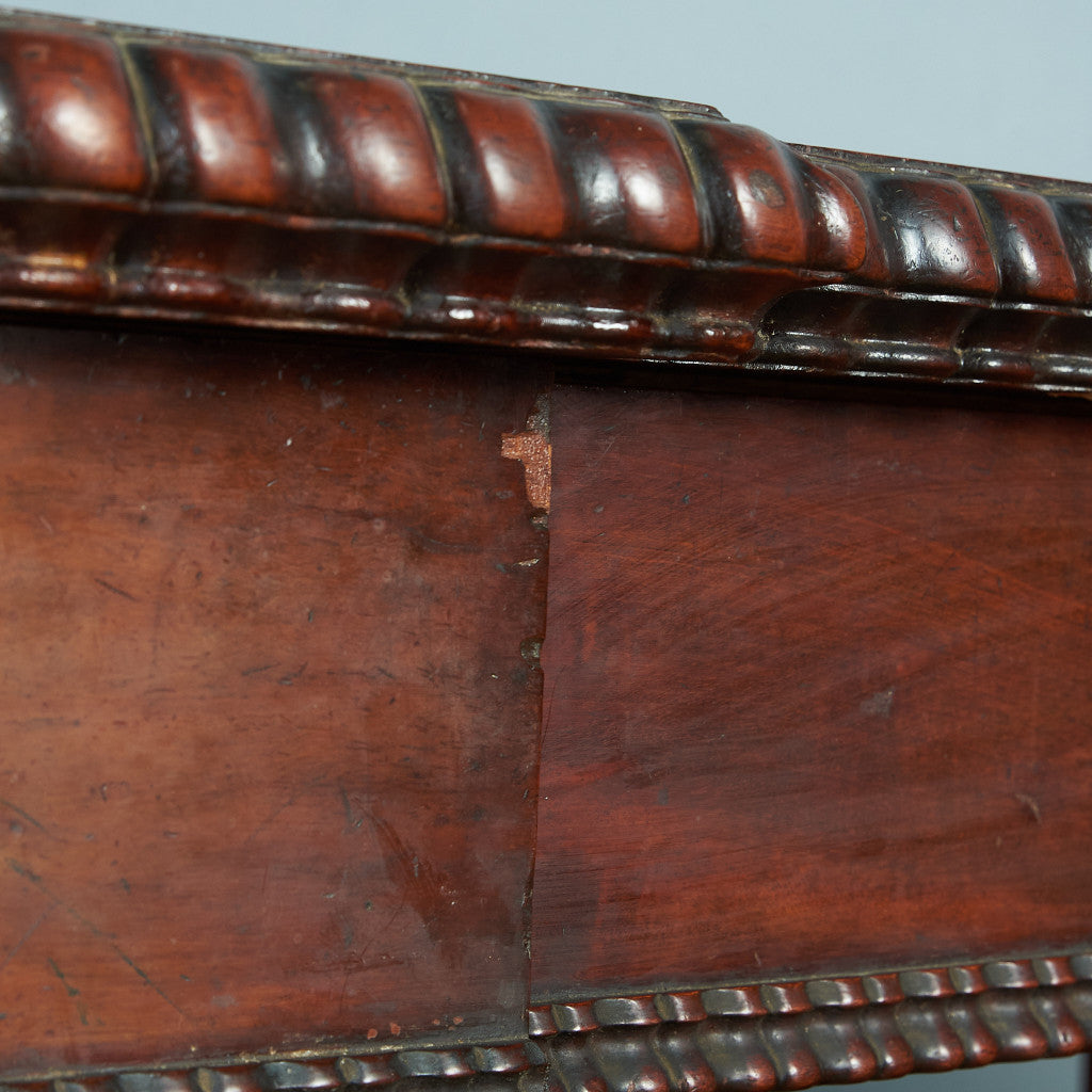 British classic walnut double-sided desk #81816