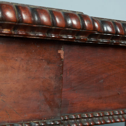 British classic walnut double-sided desk #81816