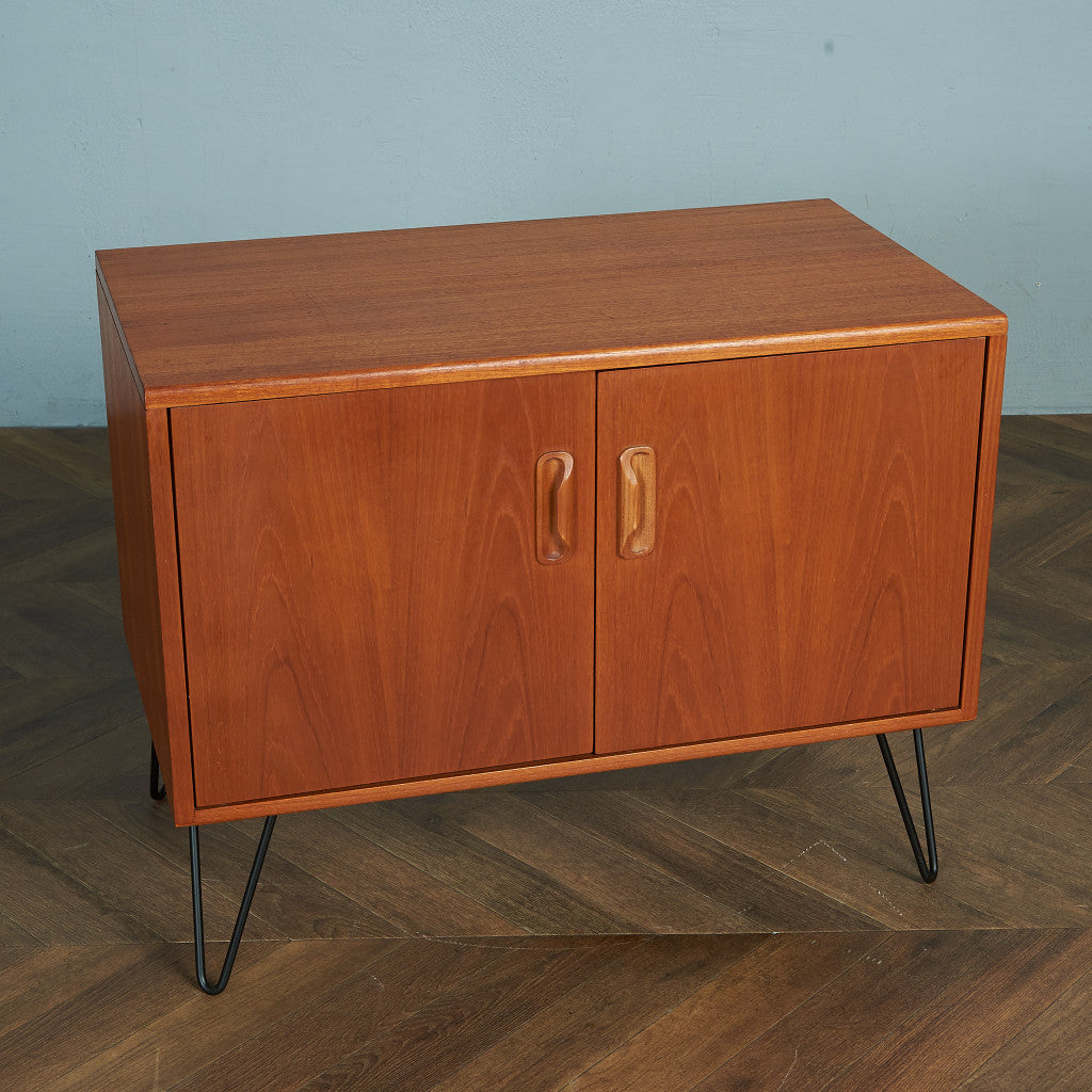 G-PLAN Fresco Side Cabinet / Custom Iron Hairpin Legs #80364