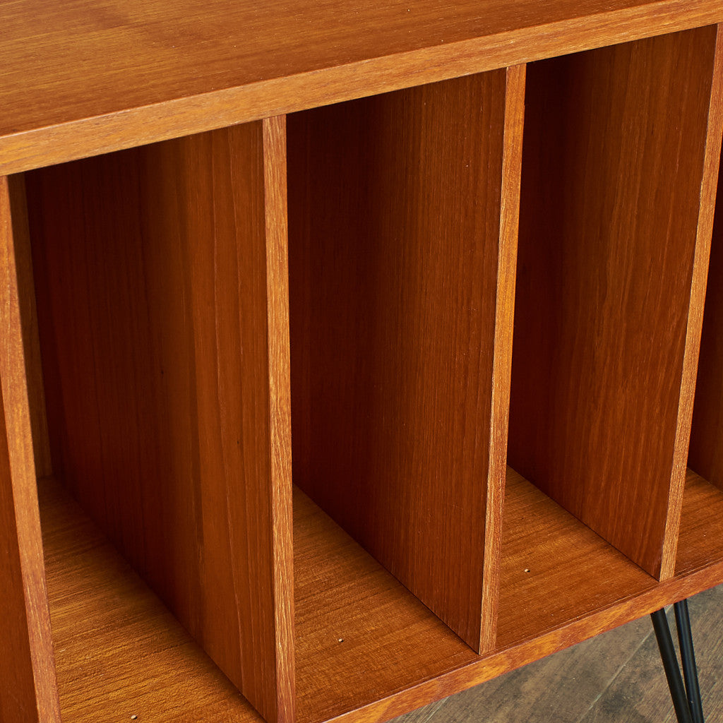 Danish Record Cabinet / Custom Iron Hairpin Legs #77321