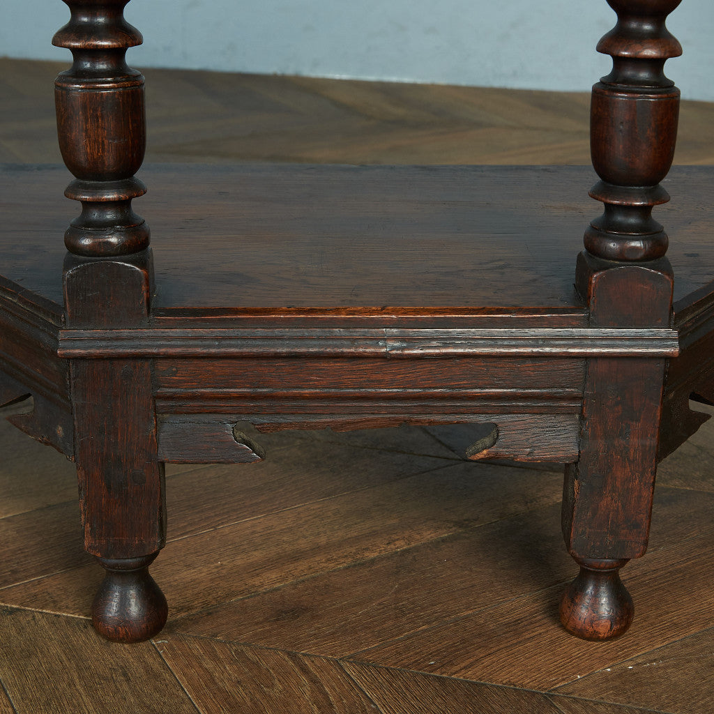 British classic oak side table #80476