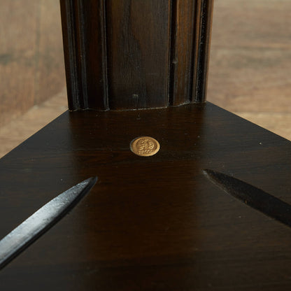 ERCOL Old Colonial Corner Shelf (1103) / Gold Metal Label #83709