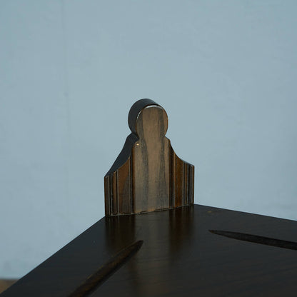 ERCOL Old Colonial Corner Shelf (1103) / Gold Metal Label #83709