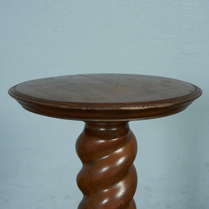 British Classic Burly Twist Leg Side Table #81725