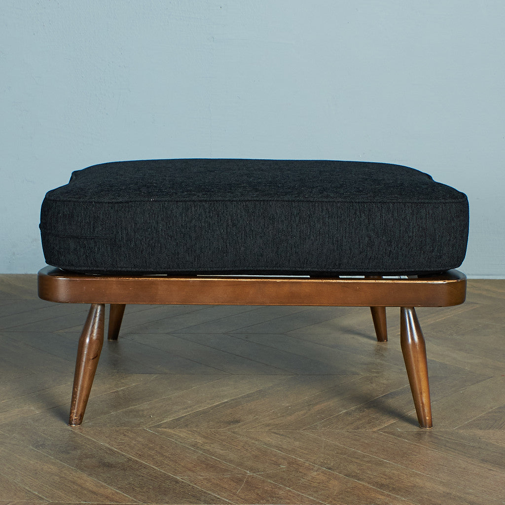 [65971][アーコール ERCOL]ヴィンテージ オットマン / クッション&ウェービングテープ張り替え済み