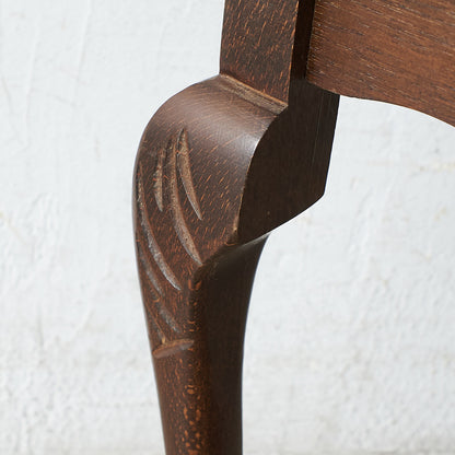 英国クラシック ガラストップ ネストテーブル