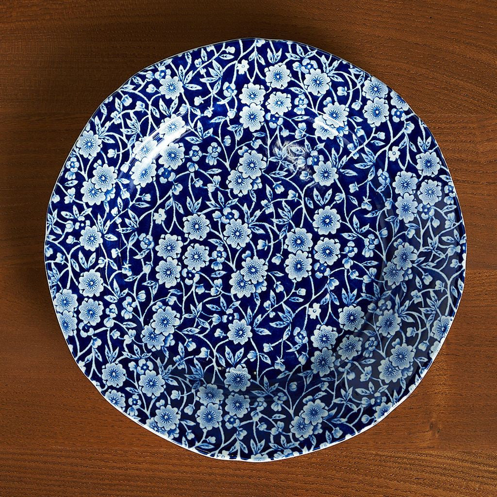 Burleigh BLUE CALICO Plate / 21.5cm #84516