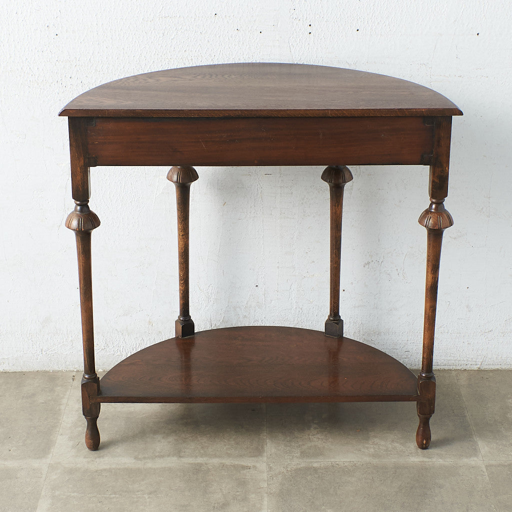 [67606] British Classic Half Moon Table