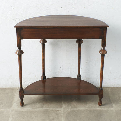 [67606] British Classic Half Moon Table